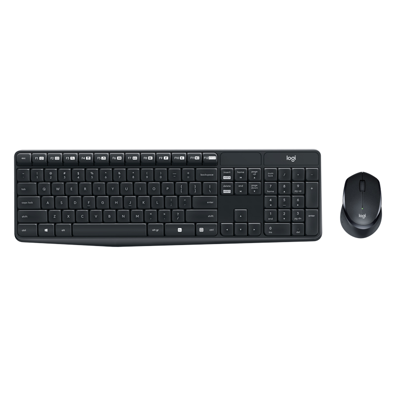 罗技 Logitech MK315无线键鼠套装 安静输入  防泼溅