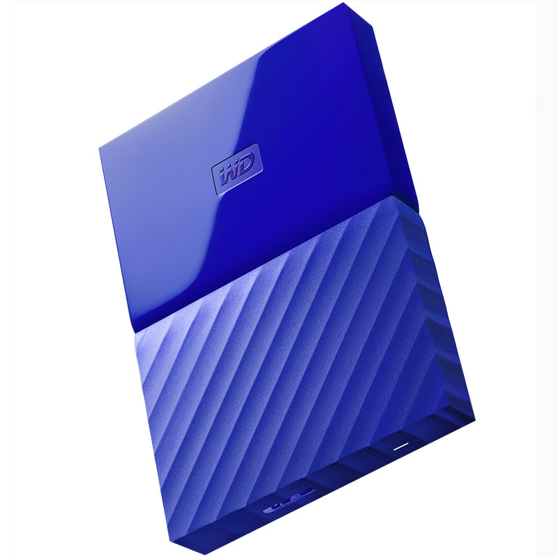  西部数据（WD）My Passport 1TB 2.5英寸 贵族蓝 移动硬盘WDBYNN